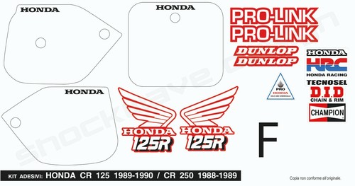 Kit grafiche honda 250cc - kit,