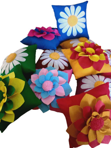 Cuscino getto cotone fatto - , a