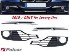 Griglie Mascherine Paraurti Profili Cromati BMW Serie 3 Luxury F30 F31 2012-2014