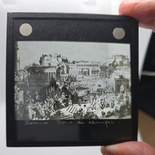 Glass magic lantern slide - glass, the