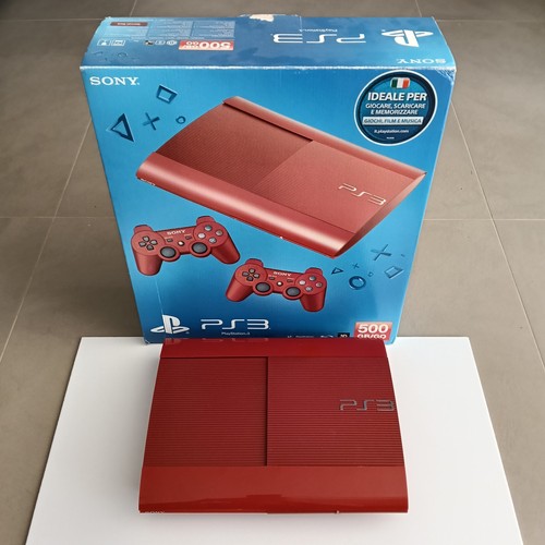 Console ps3 super slim rossa - slim,