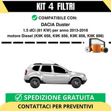 Kit 4 Filtri Tagliando per