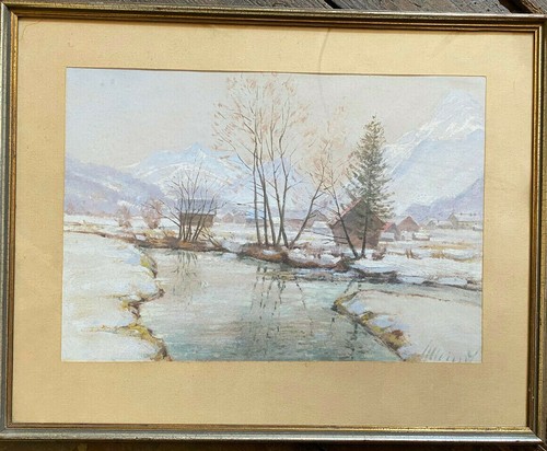 Aquarell undeutl sign - undeutl.,