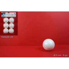 x Set 6 Pezzi Palline Palle In