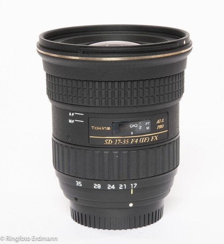 Tokina f 4 0 - 17-35, mm