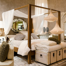 Letto baldacchino etnico - baldacchino,