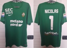 MAGLIA CALCIO HELLAS VERONA  VS INTER MATCH WORN N°1 NICOLAS 30/10/2017