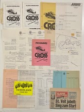 CROSS BAREN BATTERIE CAMPIONATO EUROPEO HOLLENBURG 1983 DOC.TI GARA AUTO AUSTRIA