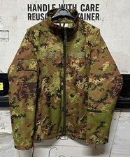 GENUINE ITALIAN ARMY SOFTSHELL JACKET WINDSTOPPER GORETEX VEGETATO MINT !! LARGE