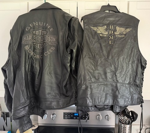 Giacca pelle harley davidson - pelle, e