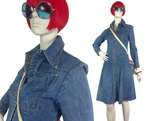Abito camicia jeans denim