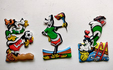 Lotto 3 Figurine Formaggino MIO Plasteco PIPPO Olimpionico Calcio Fiamma Tuffi