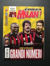 Rivista Forza Milan anno 2008 numero 12 con poster