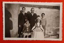 PHOTO FOTO BAMBINI UOMO CARNEVALE COSTUMI ROMA 1951 ( F 26 )