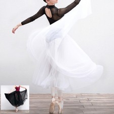 Gonna Lunga Donna Danza Saggio Ragazza Girl Ballet Tulle Long Skirt DAS027