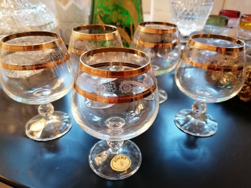Bicchieri cognac girevoli - cognac,