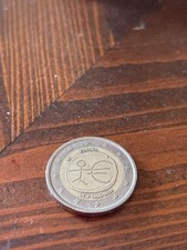 moneta 2 euro rara  spagna omino 1999-2002 UEM