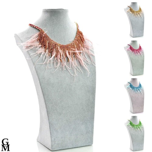 Collana donna girocollo strass