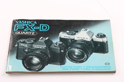 Yashica quartz istruzioni - fx-d,