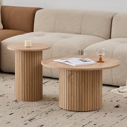 Set tavolini rontodo vintage - set,