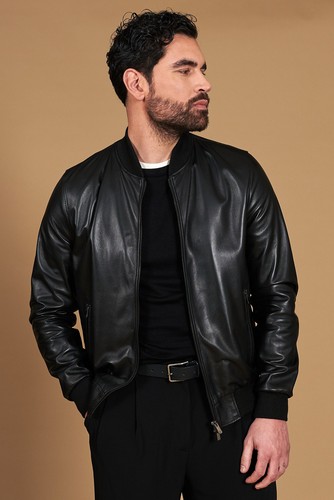Bomber giacca pelle uomo - giacca,