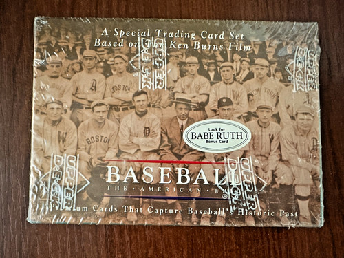 Upper deck ken burns baseball - deck,