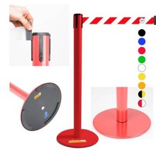 COLONNINA SEGNA PERCORSO ROSSA A NASTRO TENDINASTRO FETTUCCIA TENDILINEA PIATTA