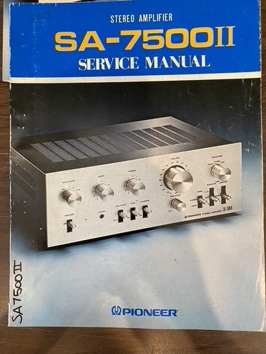 Pioneer 7500ii sa7500ii - pioneer,