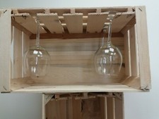 Cassette  casse della frutta in legno nuove portabicchieri peso 3 kg 50x30x27