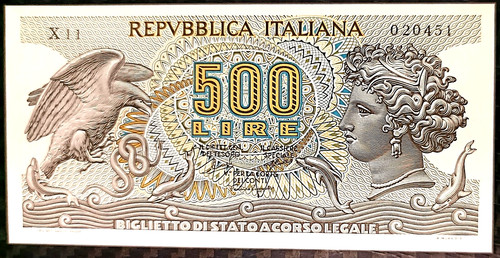 500 lire aretusa serie - 500, x11
