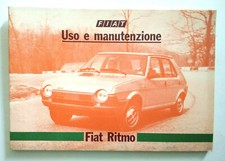 Fiat ritmo libretto uso - fiat,