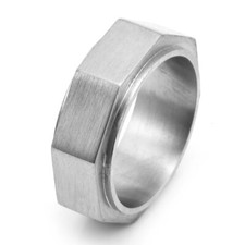 Anello dado a vite argento