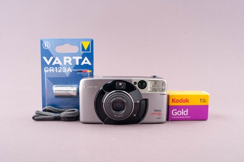 Canon prima super 105 zoom - canon, box