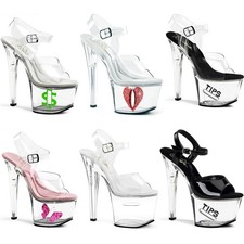 Sandali stiletto plateau