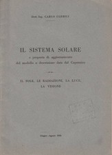 Il sistema solare. e proposta di aggiornamento del modello o descrizione data da