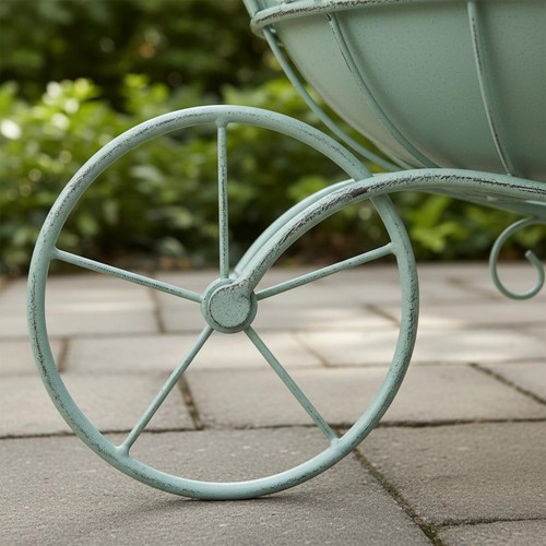 Carrello portafiori metallo - portafiori, in