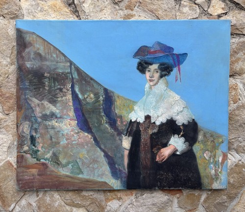 Quadro figura donna mario - quadro, di