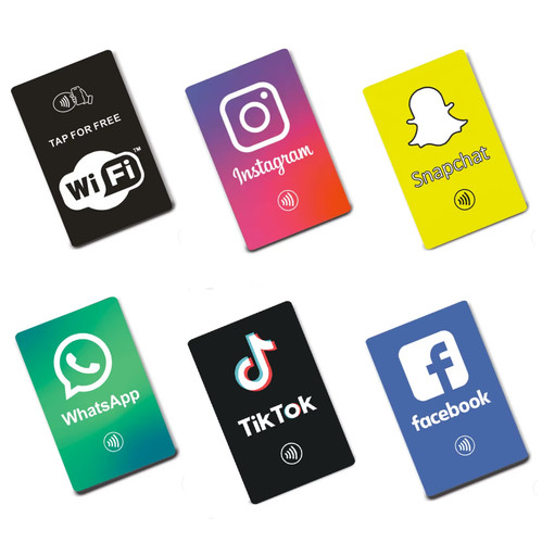 Scheda social nfc instagram - scheda,