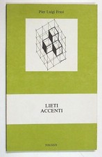 Frasi LIETI ACCENTI Poesie 1983 Tolozzi Genova Grimaldello