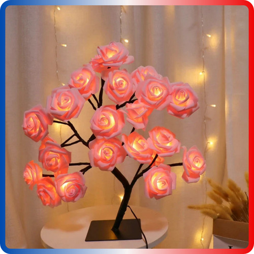 Lampe rose led - lampe, artificielle