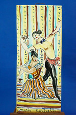 Mario Cortiello Mattonella ceramica ballerine spagnole flamenco Napoli sc Vietri