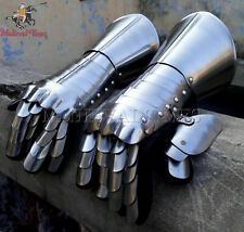 Guanti Medievali Da Cavaliere Armatura Funzionale Indossabili Larp Halloween