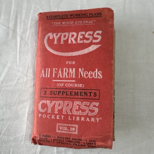 Antique cypress pocket library - cypress,