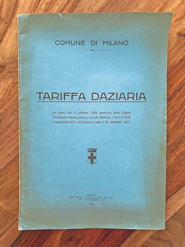 Comune milano tariffa - -,