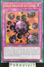 Carte YU-GI-OH! VIRUS BROYEUR DE CARTE LCKC-FR046 UR NEUF