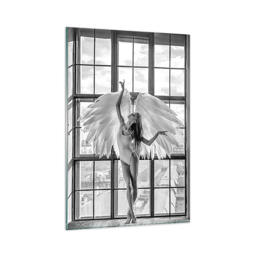 Quadro vetro 80x120cm donna - su,