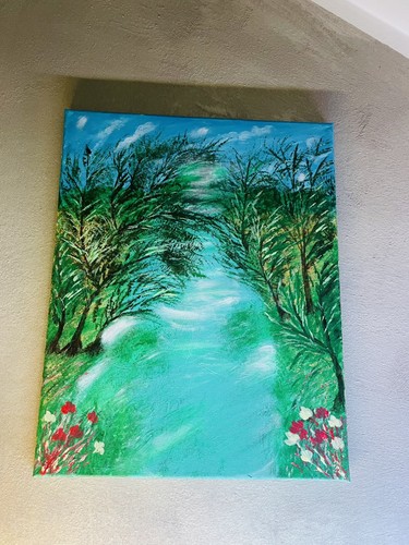 Quadro moderno dipinto mano - moderno,