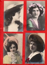 VOLTO DI DONNA -DONNINE- LOTTO DI 20 SPLENDIDE CARTOLINE primi 900