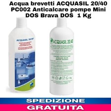 Acqua brevetti ACQUASIL 20/40 PC002 Anticalcare pompe Mini DOS Brava DOS  1 Kg