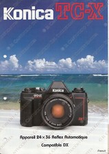 KONICA Autoreflex TC-X Camera reflex *depliant vintage